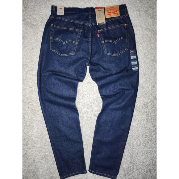 Levi’s 512 Slim Taper Fit Men’s Jeans 36x32 Dark Wash Denim Pants NWT - Picture 4 of 6